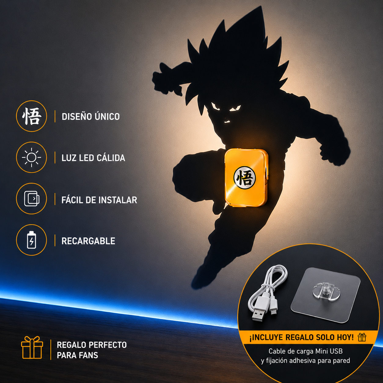 Lámpara Edición Limitada Shadow Goku™